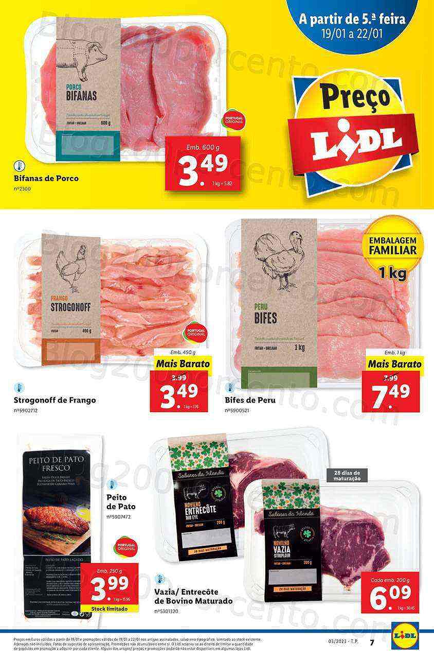 Antevisão Folheto LIDL Promoções de 16 a 22 janeiro