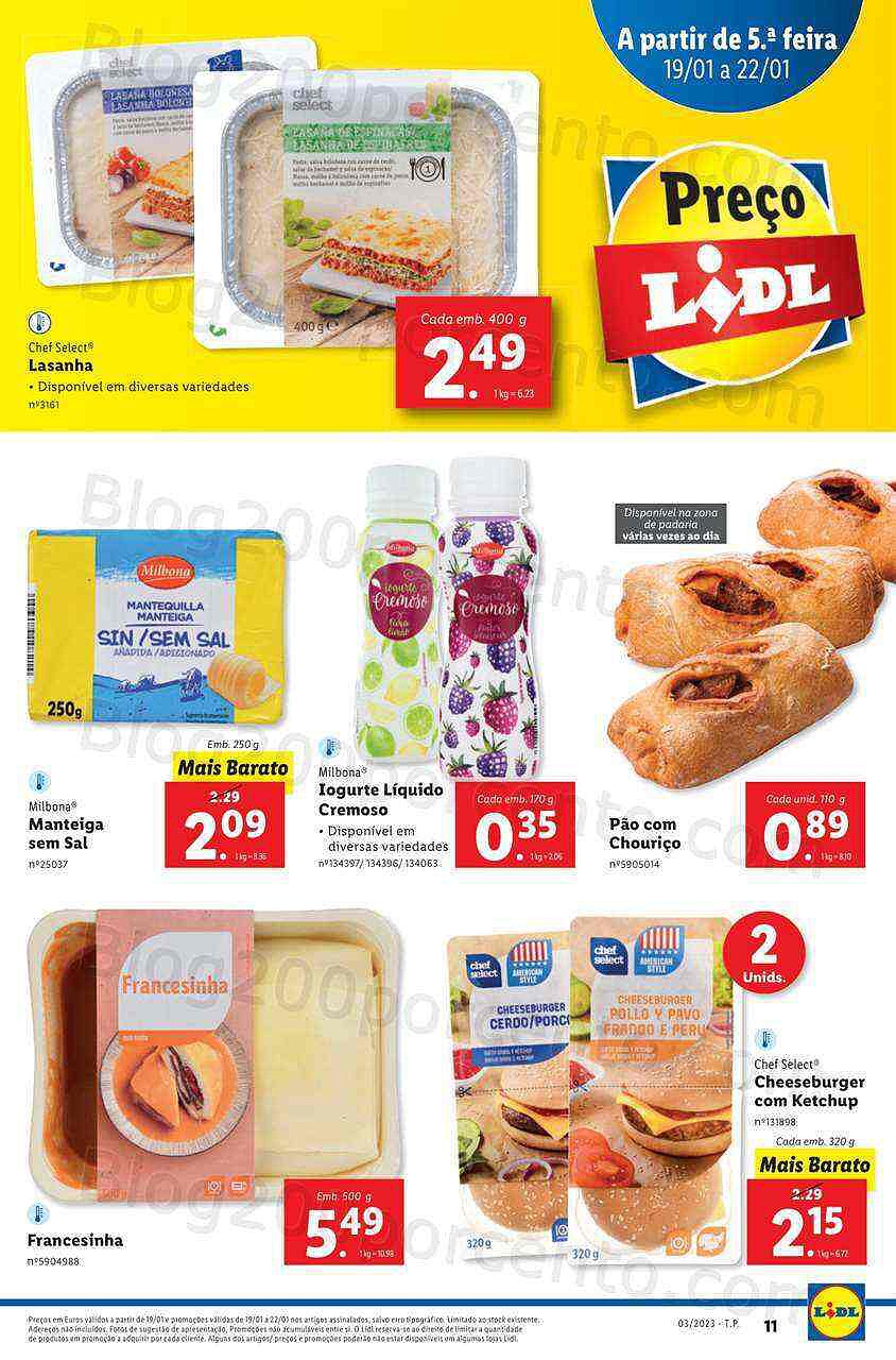 Antevisão Folheto LIDL Promoções de 16 a 22 janeiro
