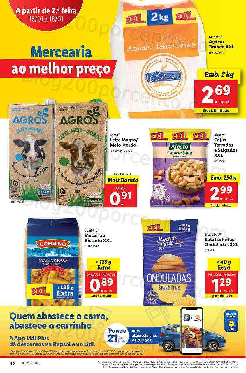Antevisão Folheto LIDL Promoções de 16 a 22 janeiro