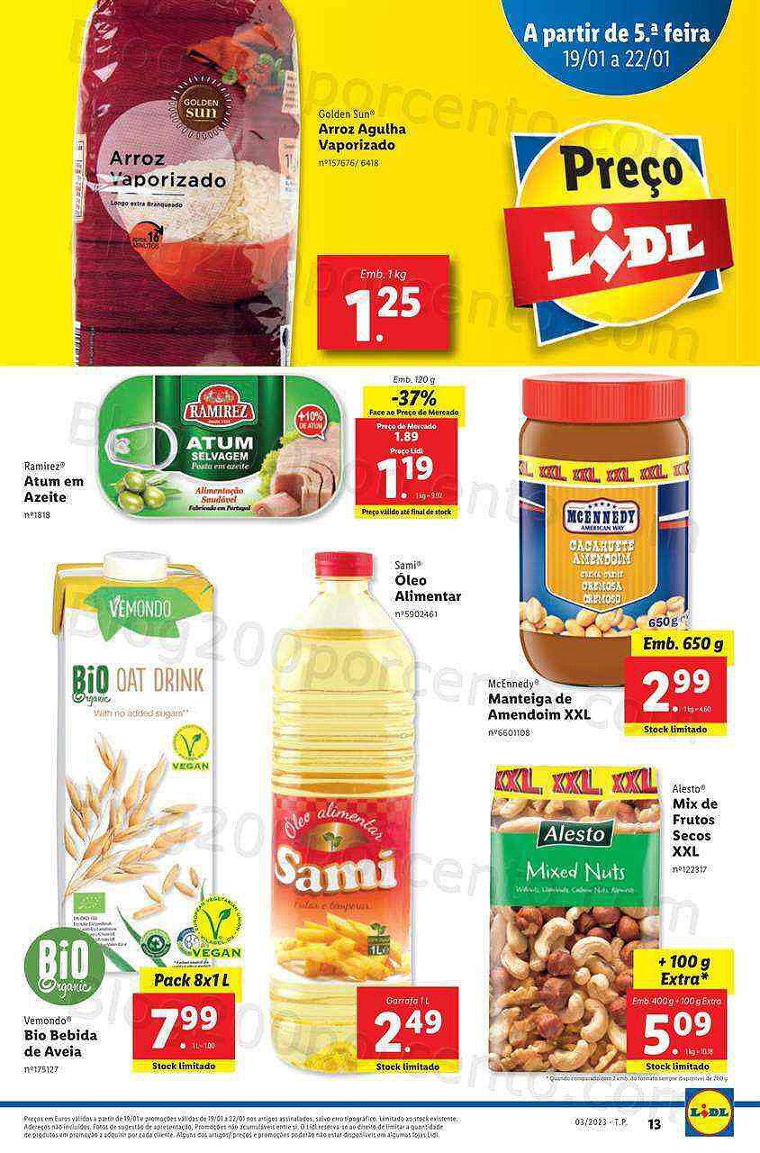 Antevisão Folheto LIDL Promoções de 16 a 22 janeiro