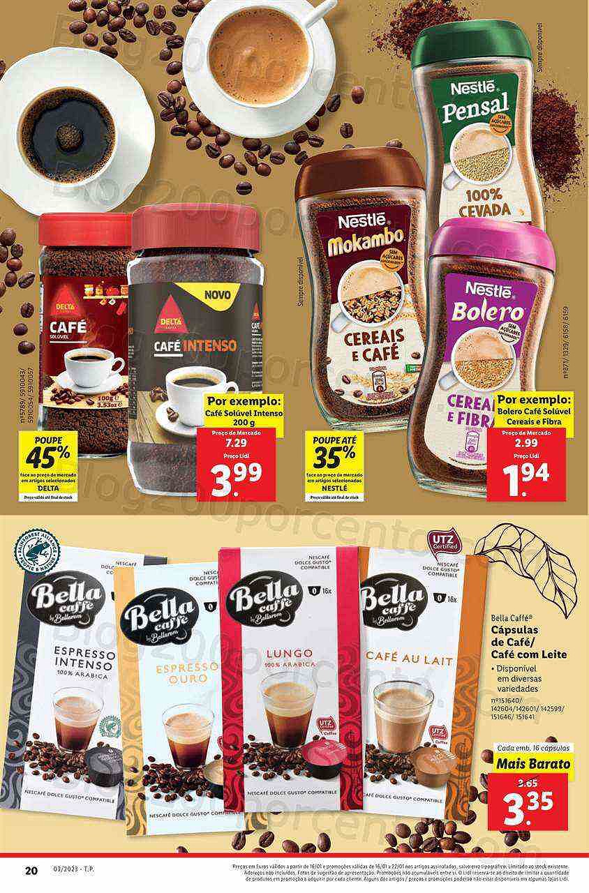 Antevisão Folheto LIDL Promoções de 16 a 22 janeiro