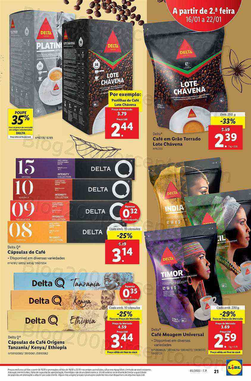 Antevisão Folheto LIDL Promoções de 16 a 22 janeiro