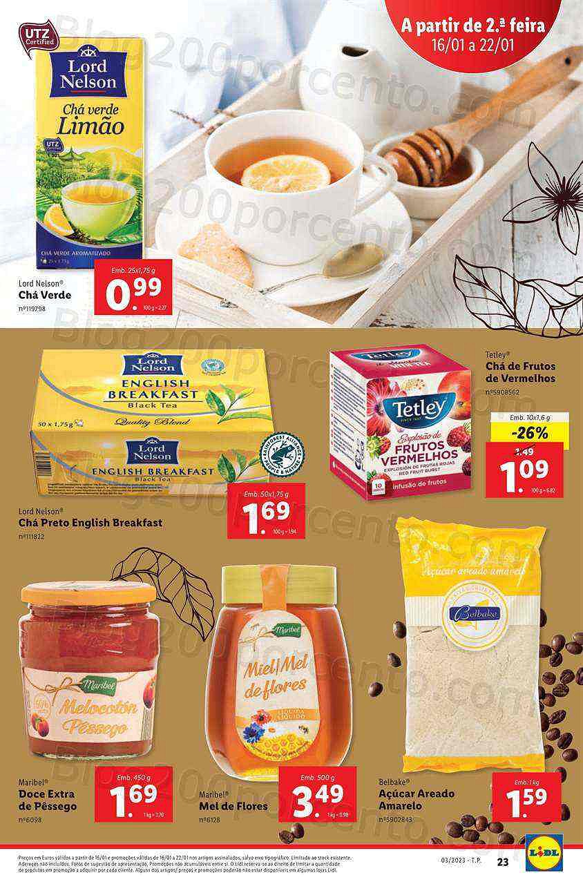 Antevisão Folheto LIDL Promoções de 16 a 22 janeiro