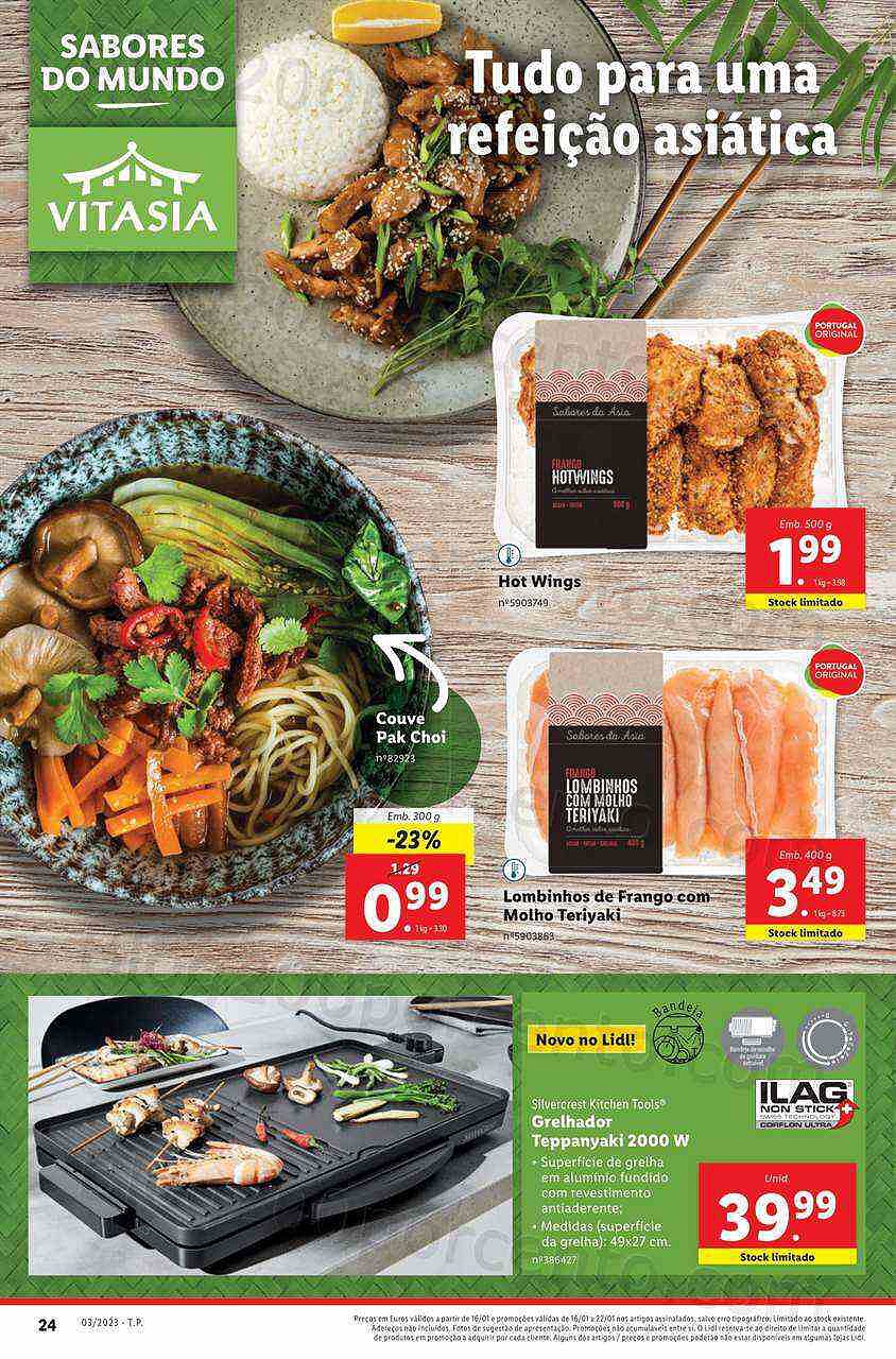 Antevisão Folheto LIDL Promoções de 16 a 22 janeiro