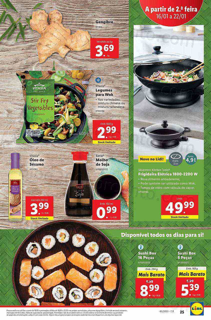 Antevisão Folheto LIDL Promoções de 16 a 22 janeiro