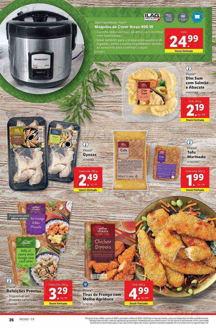 Antevisão Folheto LIDL Promoções de 16 a 22 janeiro