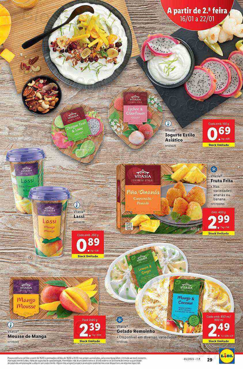 Antevisão Folheto LIDL Promoções de 16 a 22 janeiro