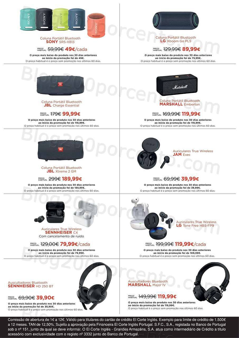 Antevisão Folheto EL CORTE INGLÉS Tecnologia Promoções de 6 a 22 janeiro