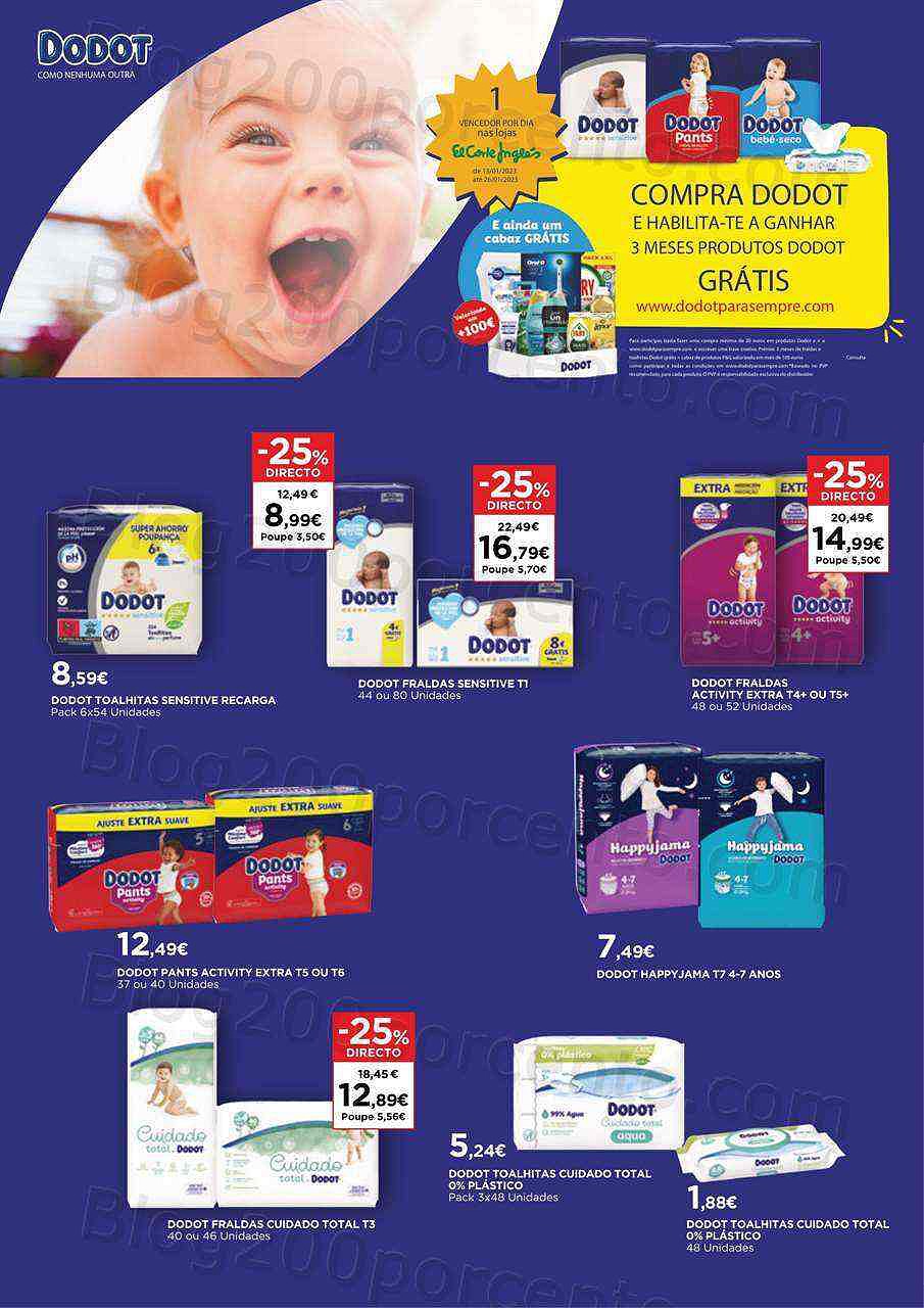 Antevisão Folheto EL CORTE INGLÉS Promoções de 13 a 26 janeiro