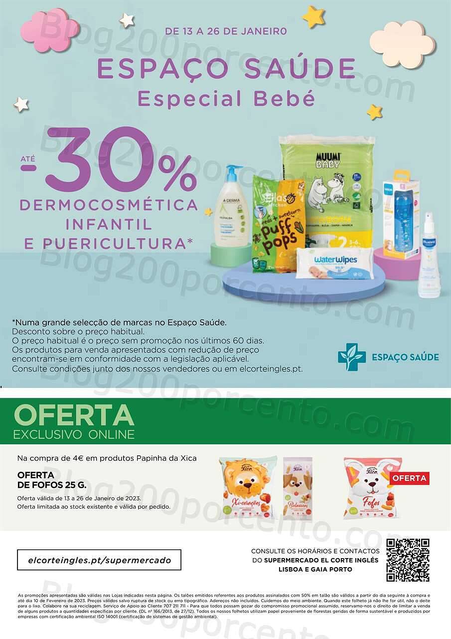 Antevisão Folheto EL CORTE INGLÉS Promoções de 13 a 26 janeiro