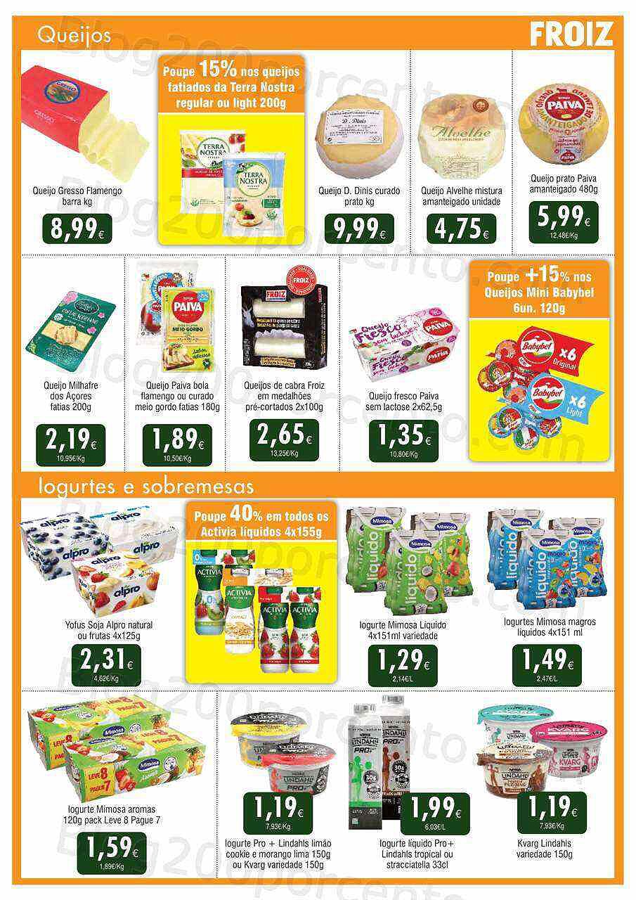 Antevisão Folheto FROIZ Promoções de 26 janeiro a 14 fevereiro