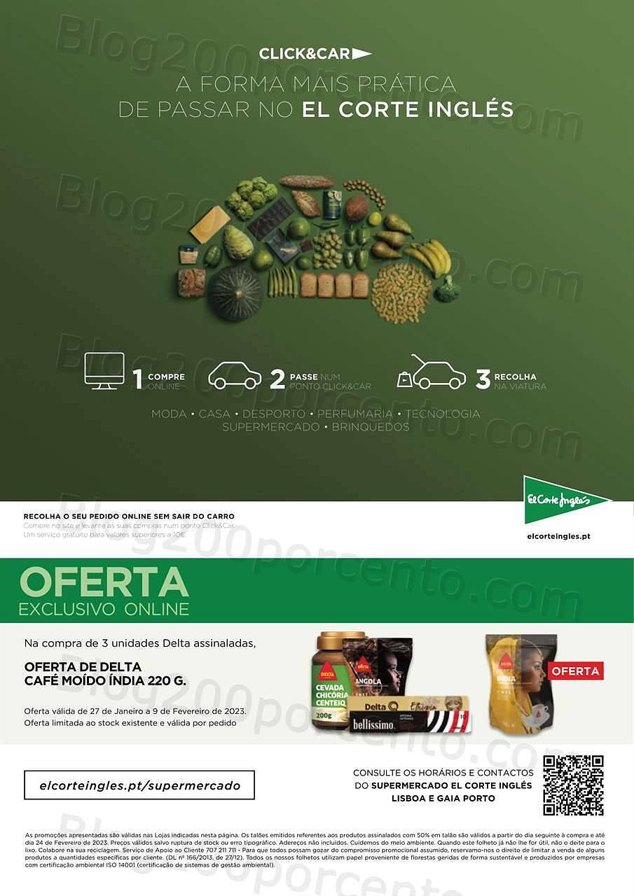 Antevisão Folheto EL CORTE INGLÉS Promoções de 27 janeiro a 9 fevereiro