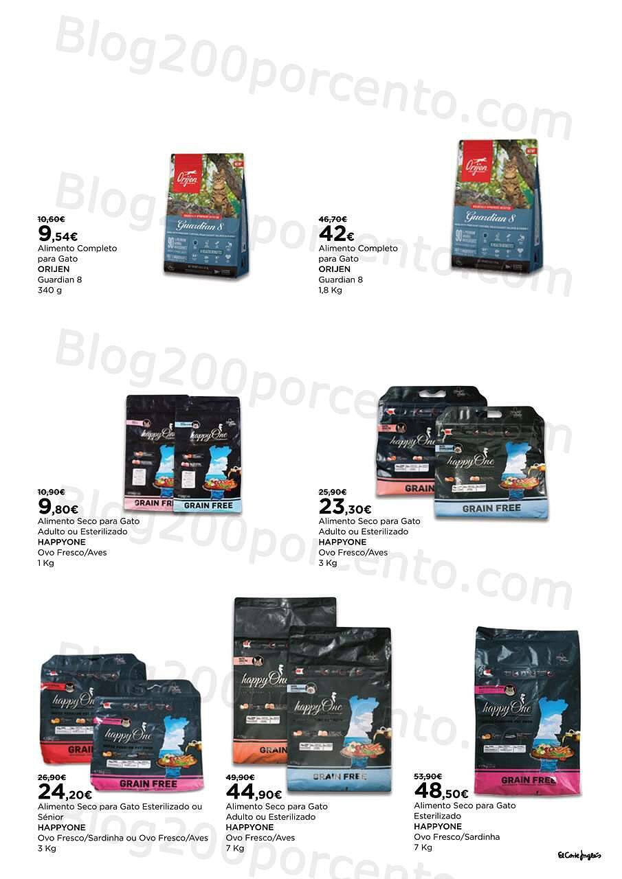 Antevisão Folheto EL CORTE INGLÉS Especial Pets Promoções de 6 a 20 janeiro