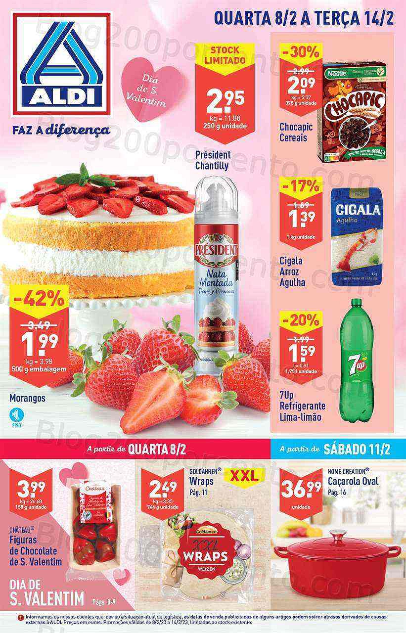 Antevisão Folheto ALDI Promoções de 8 a 14 fevereiro