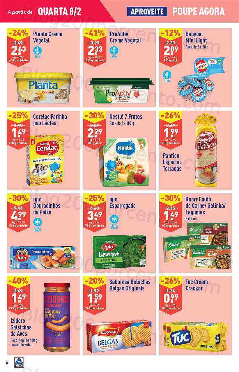 Antevisão Folheto ALDI Promoções de 8 a 14 fevereiro