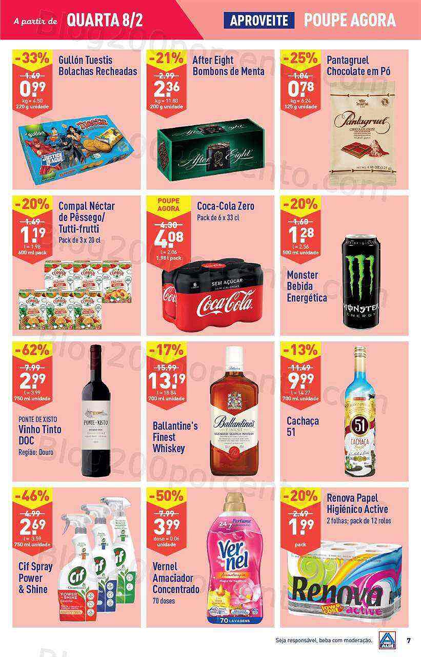 Antevisão Folheto ALDI Promoções de 8 a 14 fevereiro