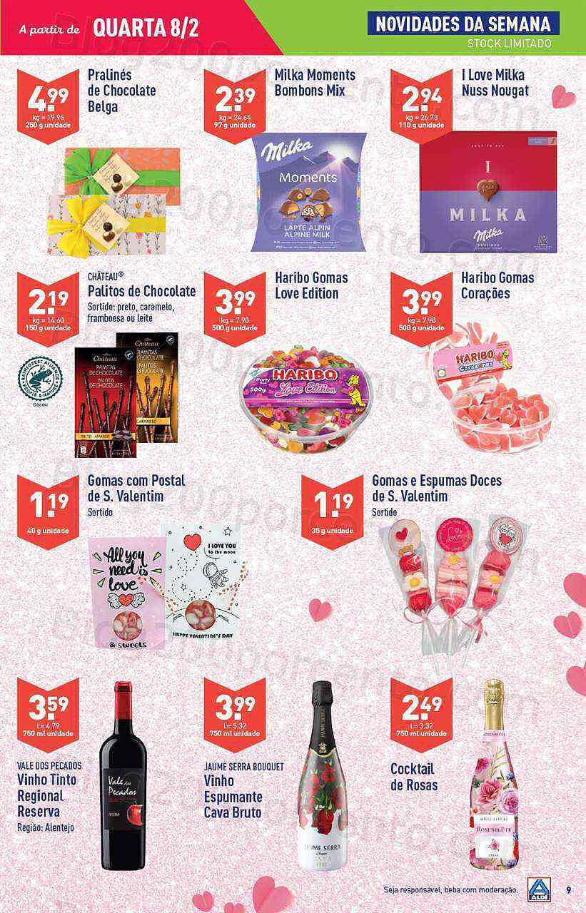 Antevisão Folheto ALDI Promoções de 8 a 14 fevereiro