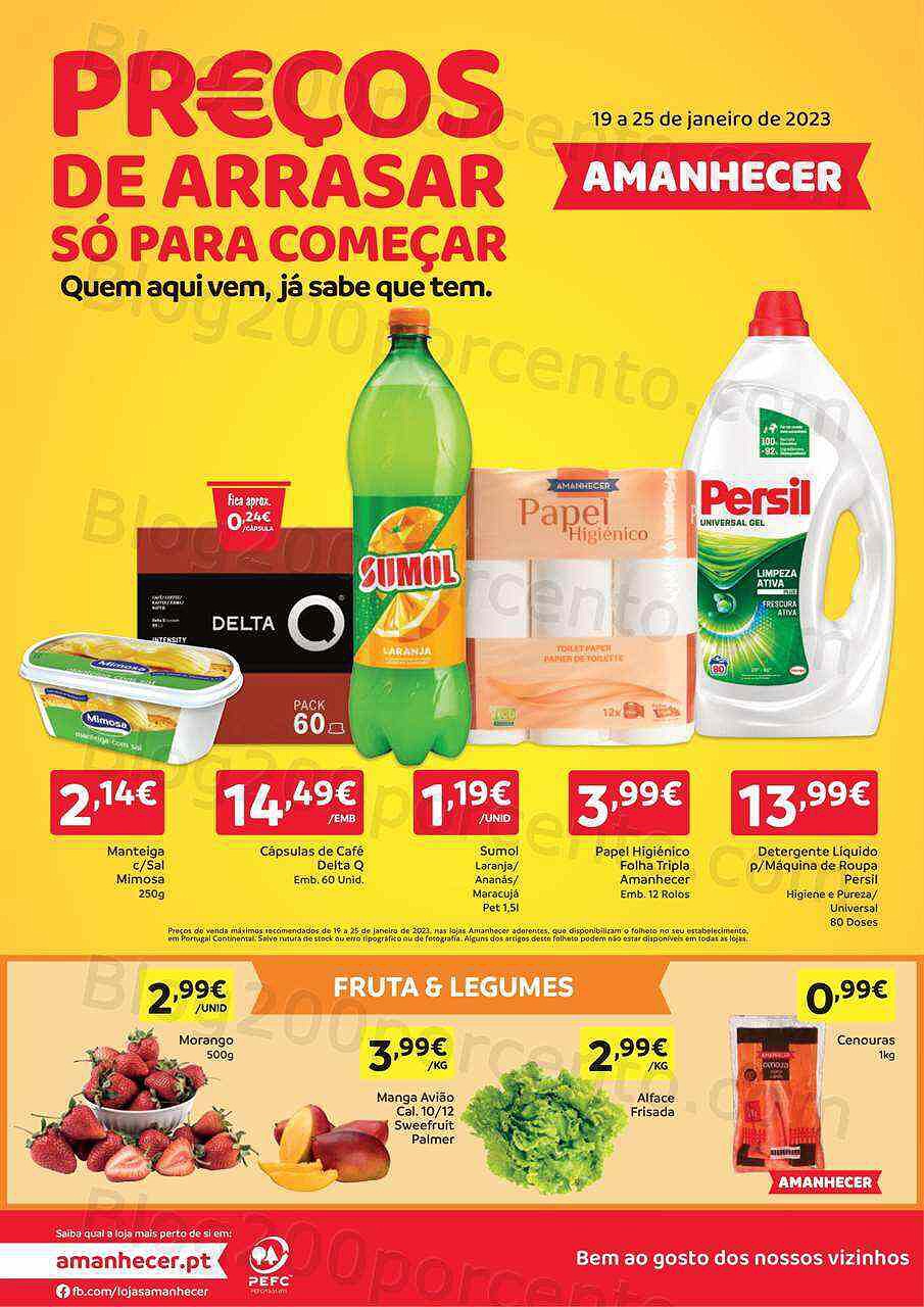 Antevisão Folheto AMANHECER Promoções de 19 a 25 janeiro