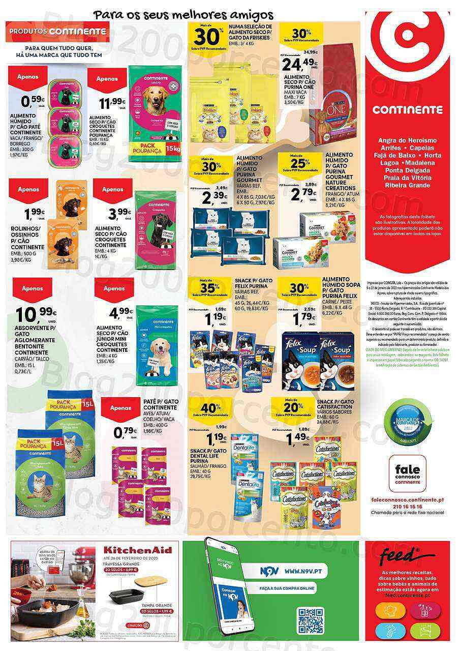 Antevisão Folheto CONTINENTE Açores Promoções de 5 a 23 janeiro