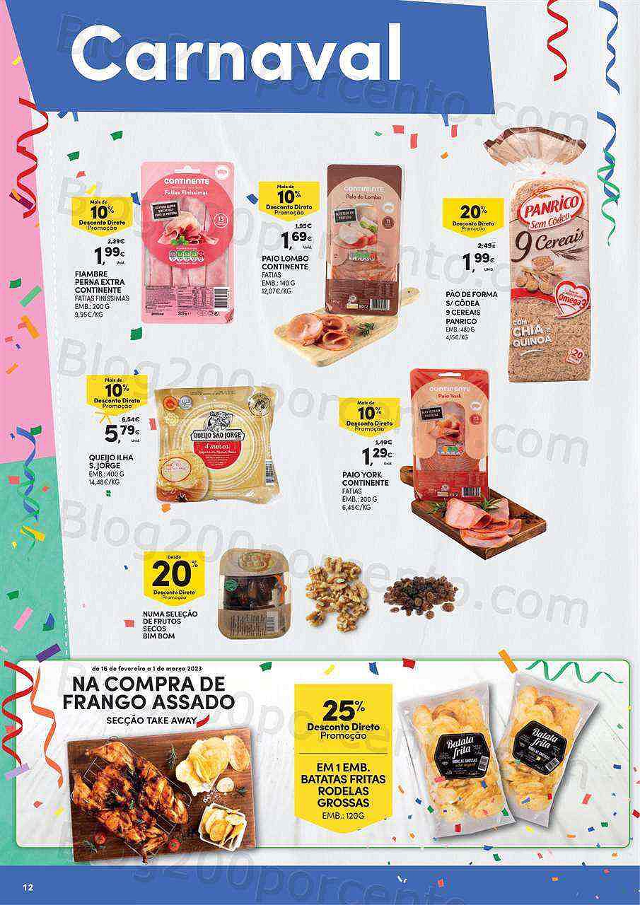 Antevisão Folheto CONTINENTE Açores Promoções de 16 fevereiro a 1 março