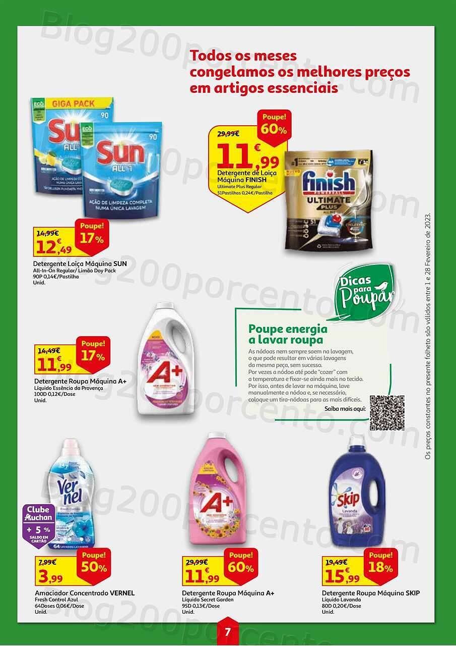 Antevisão Folheto AUCHAN Cabaz Poupança Promoções de 1 a 28 fevereiro