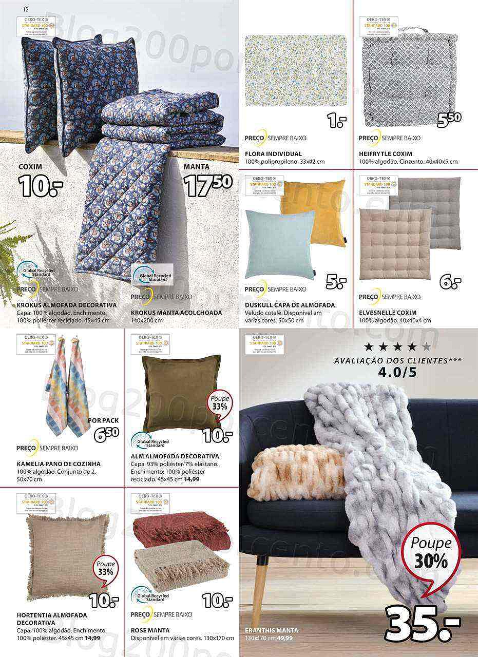 Antevisão Folheto JYSK Saldos Promoções de 12 janeiro a 1 fevereiro