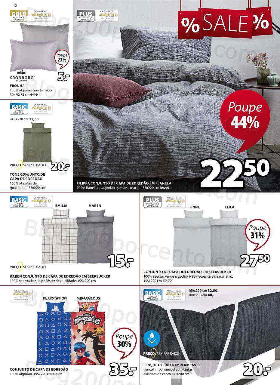 Antevisão Folheto JYSK Promoções de 19 janeiro a 1 fevereiro