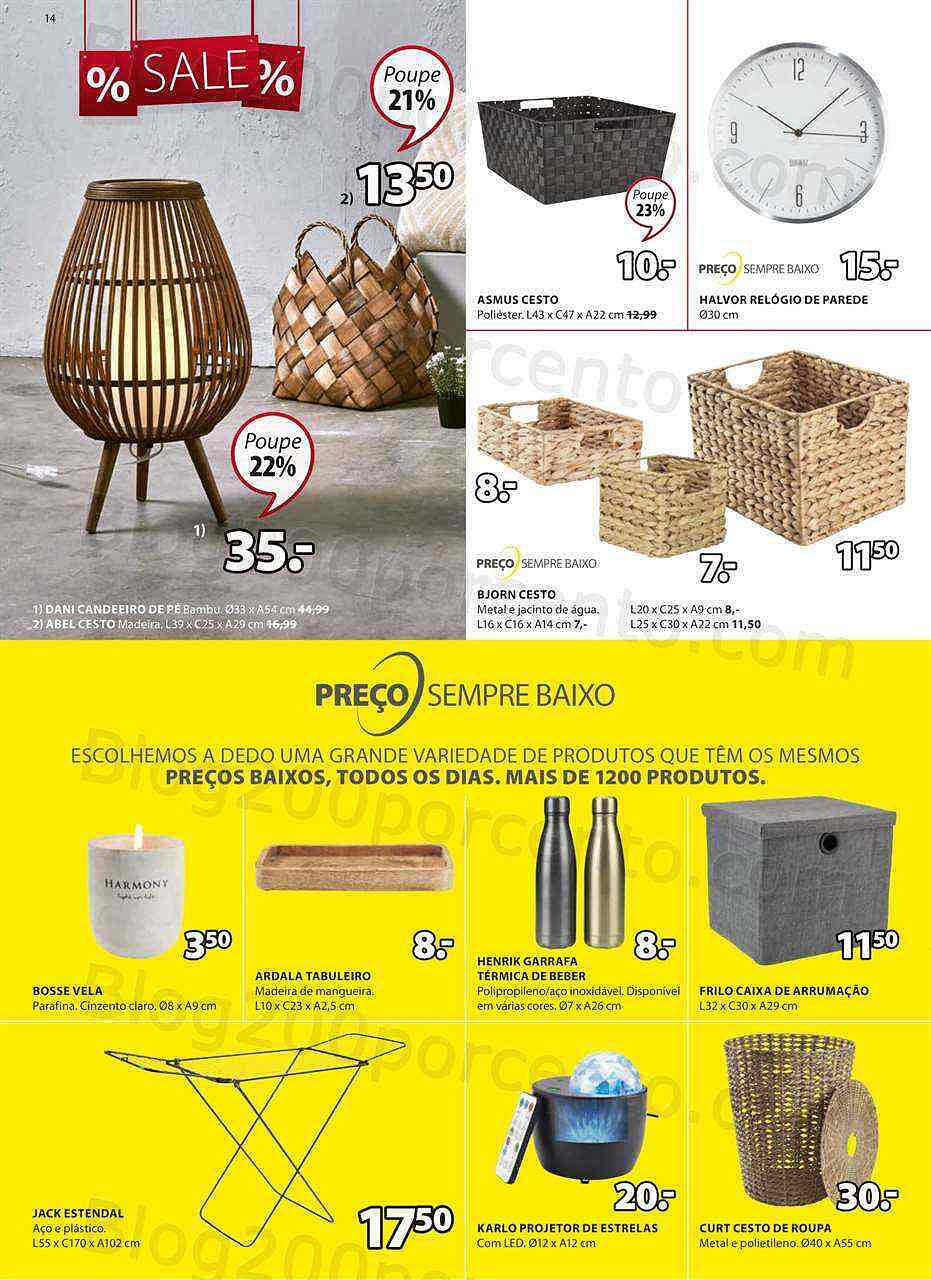 Antevisão Folheto JYSK Promoções de 19 janeiro a 1 fevereiro