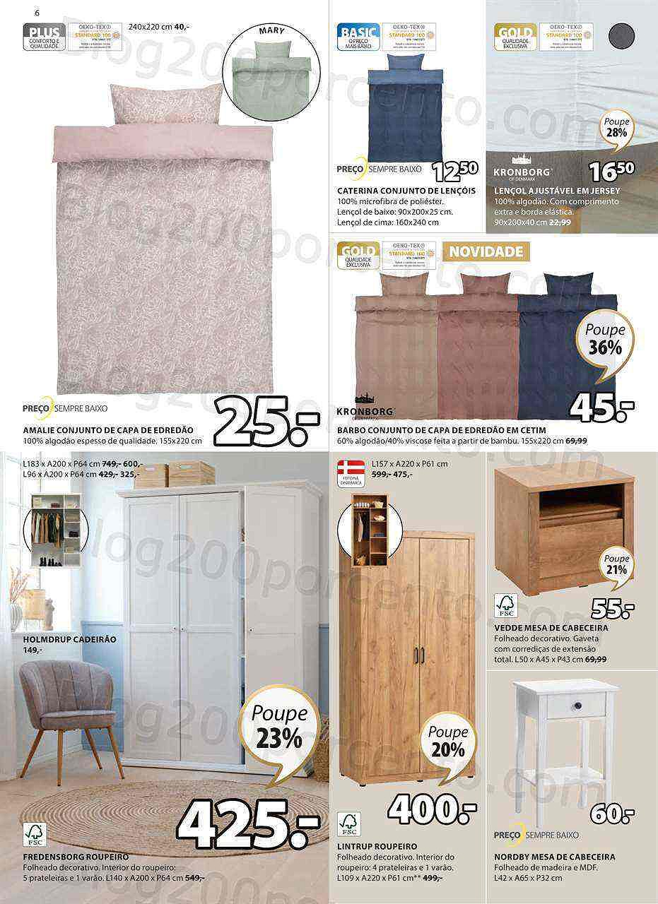 Antevisão Folheto JYSK Promoções de 16 fevereiro a 8 março