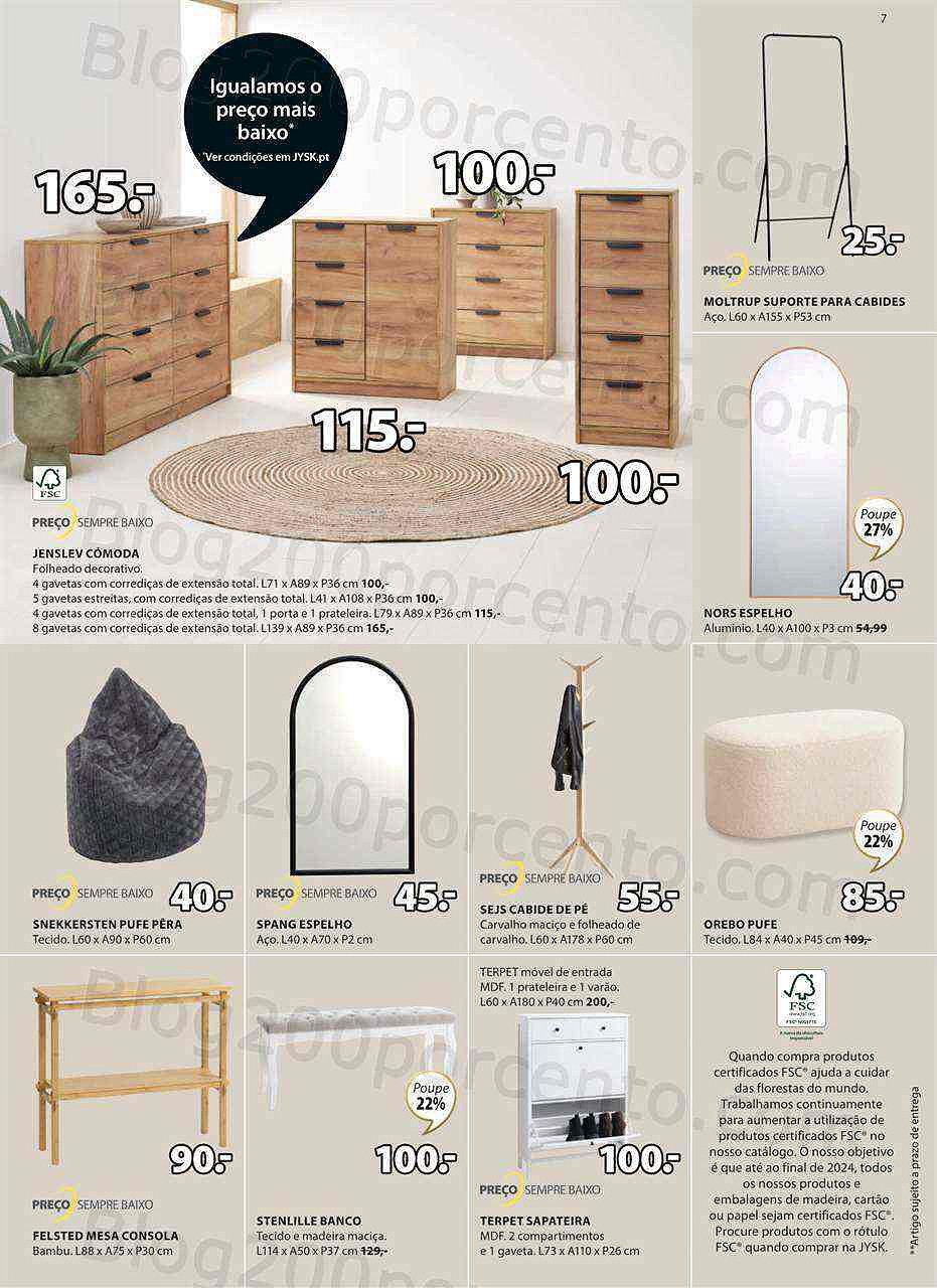 Antevisão Folheto JYSK Promoções de 16 fevereiro a 8 março