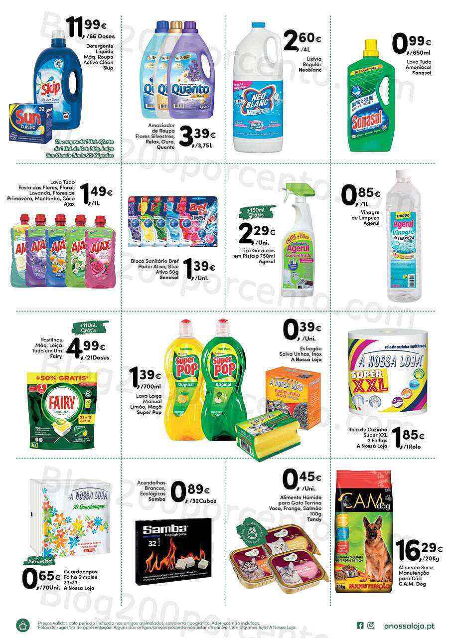 Antevisão Folheto A NOSSA LOJA Promoções de 18 fevereiro a 5 março
