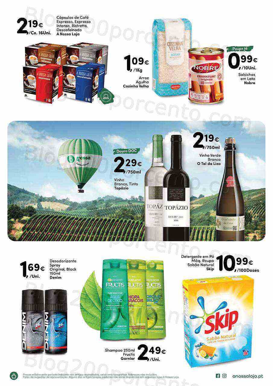Antevisão Folheto A NOSSA LOJA Promoções de 13 a 17 fevereiro