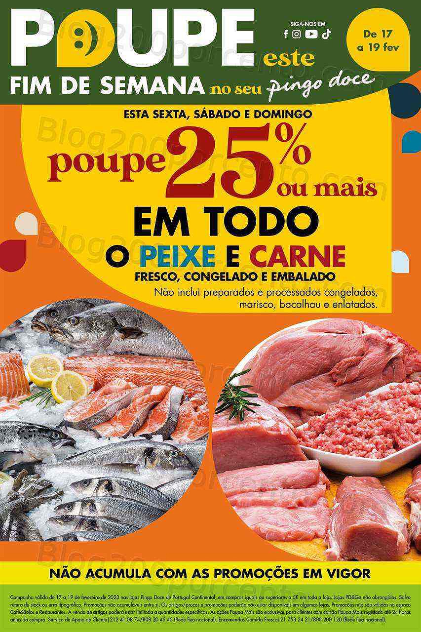 Antevisão Folheto PINGO DOCE Norte Promoções Fim de Semana - 17 a 19 fevereiro