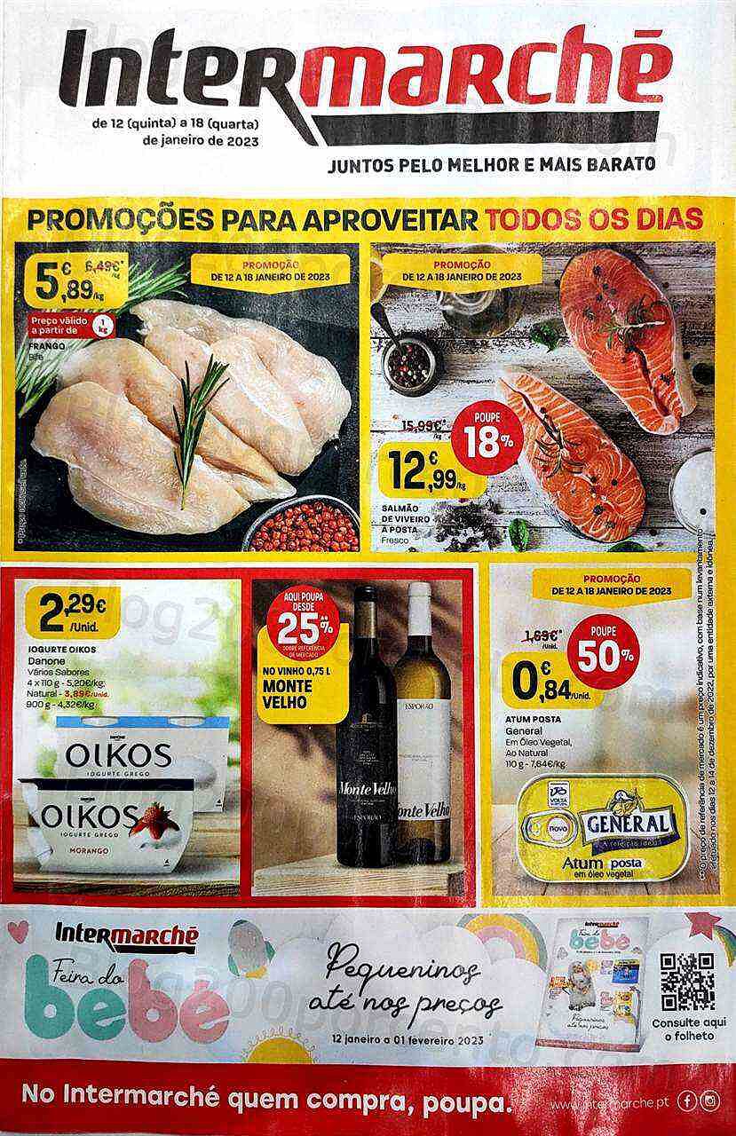 Antevisão Folheto INTERMARCHÉ Super Promoções de 12 a 18 janeiro