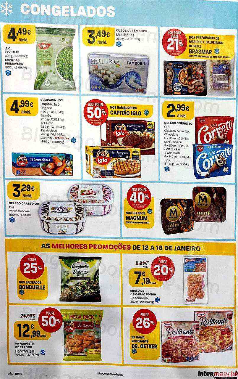 Antevisão Folheto INTERMARCHÉ Super Promoções de 12 a 18 janeiro