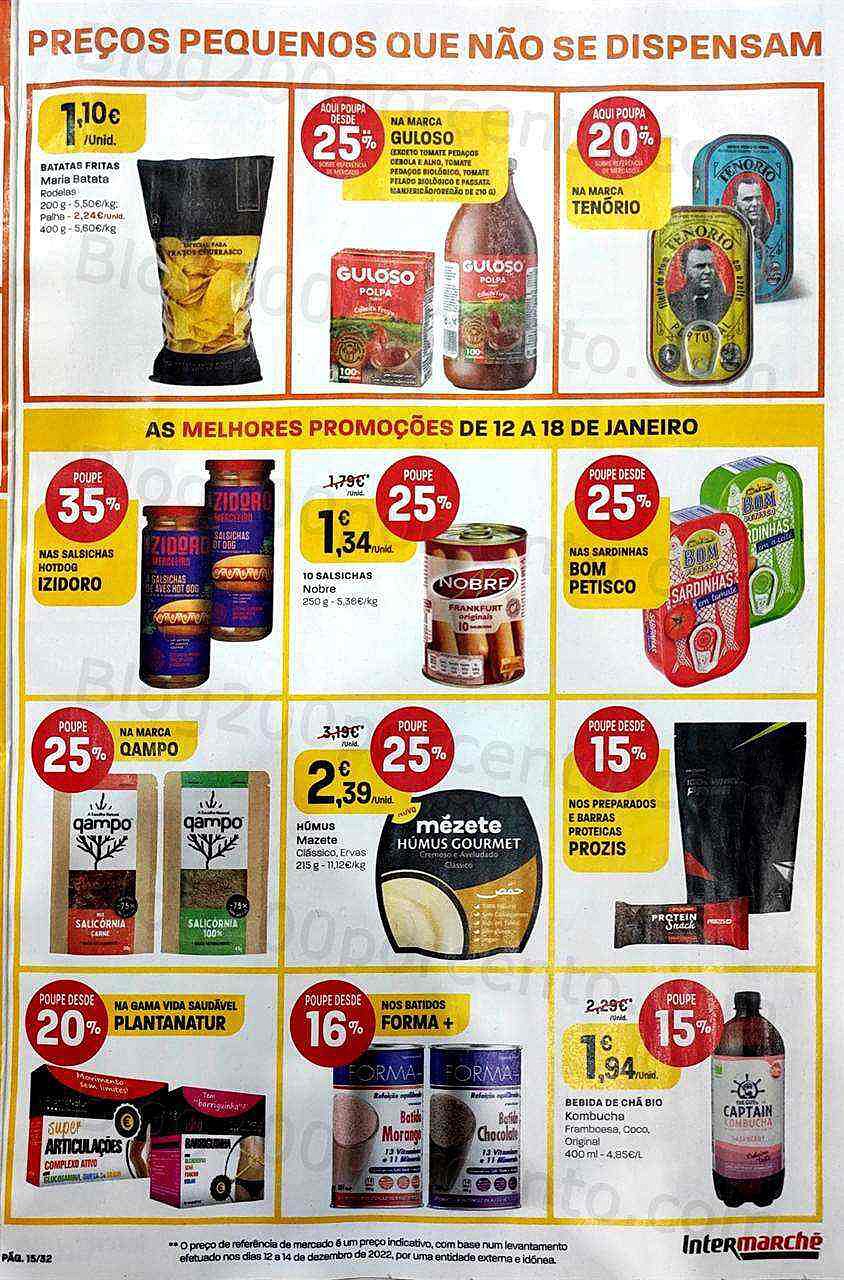 Antevisão Folheto INTERMARCHÉ Super Promoções de 12 a 18 janeiro