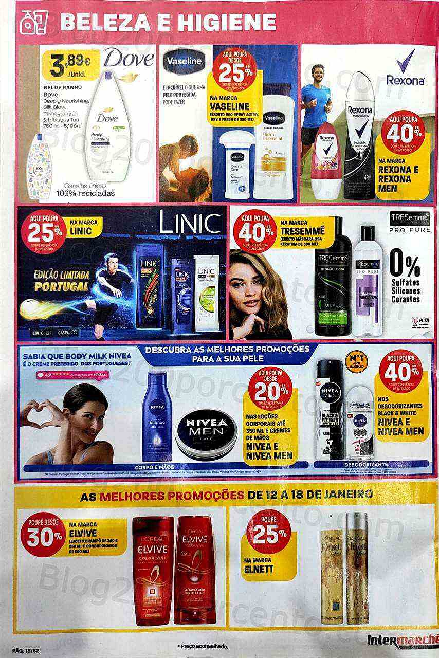 Antevisão Folheto INTERMARCHÉ Super Promoções de 12 a 18 janeiro