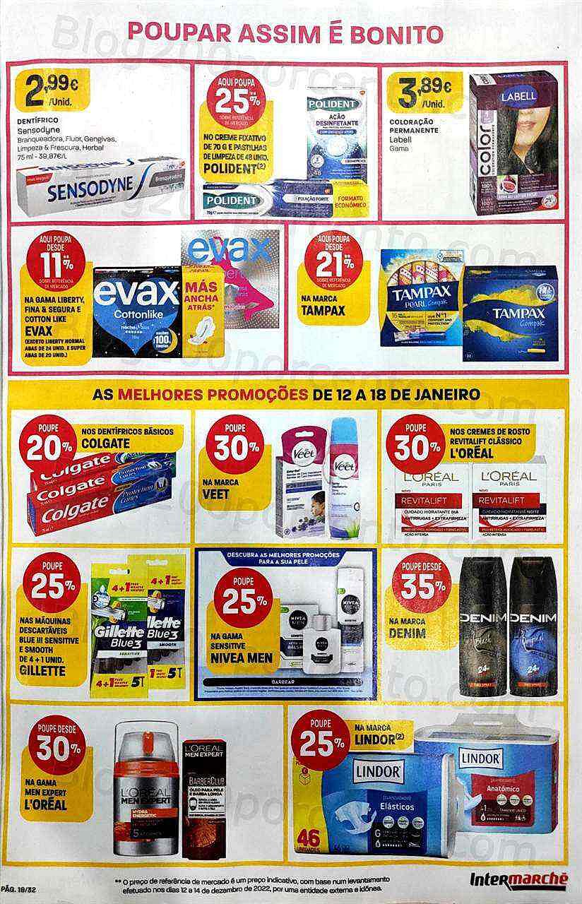 Antevisão Folheto INTERMARCHÉ Super Promoções de 12 a 18 janeiro
