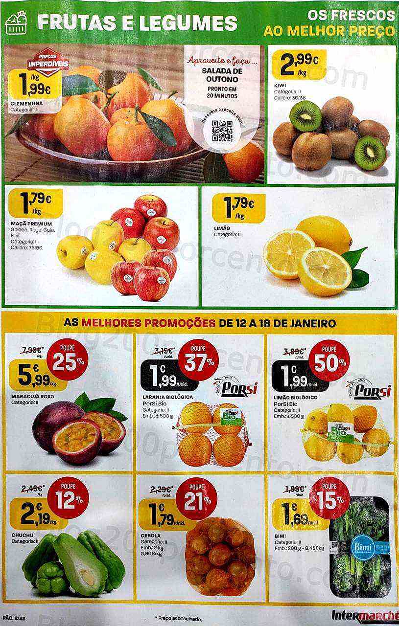 Antevisão Folheto INTERMARCHÉ Super Promoções de 12 a 18 janeiro