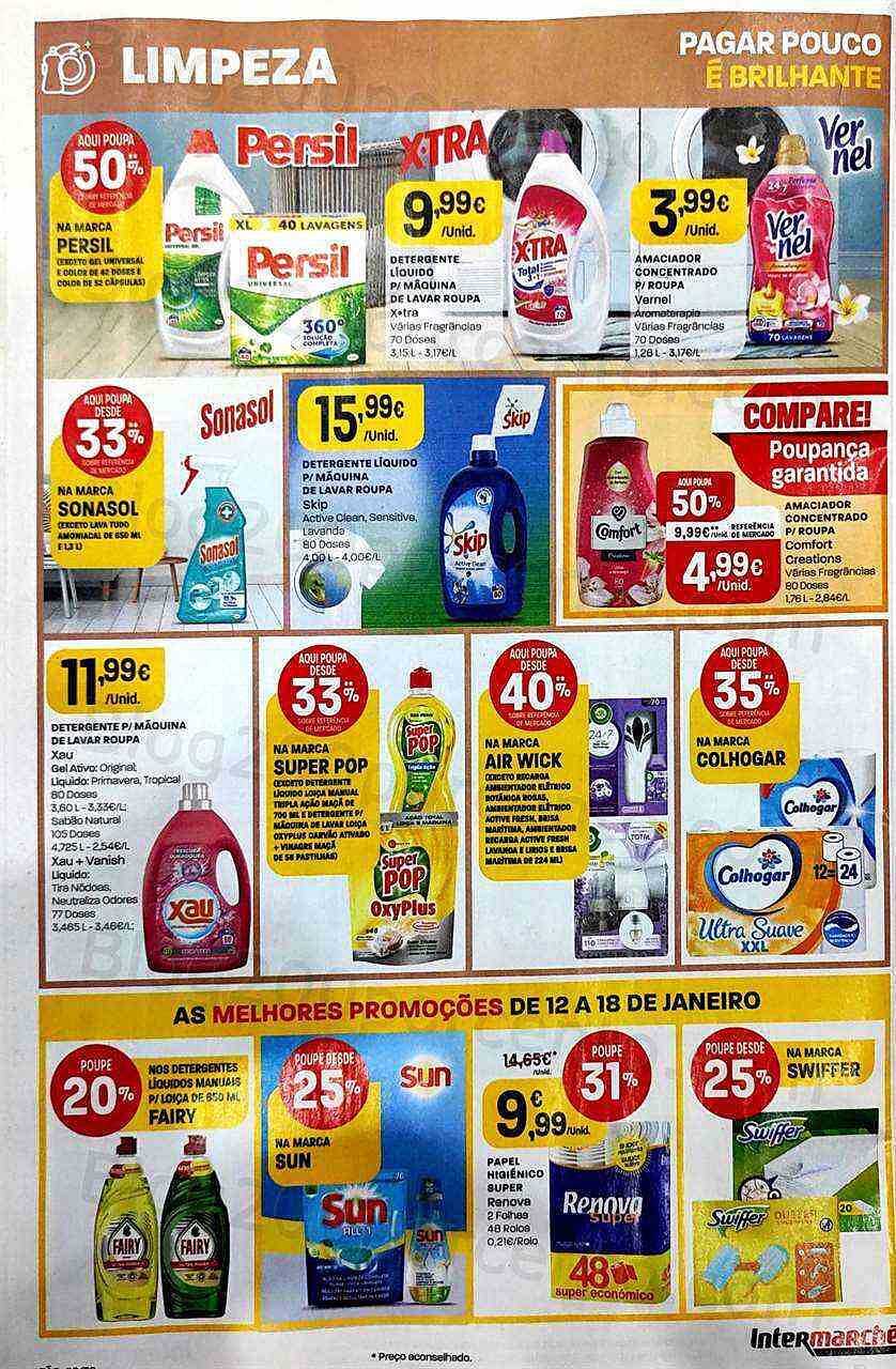 Antevisão Folheto INTERMARCHÉ Super Promoções de 12 a 18 janeiro