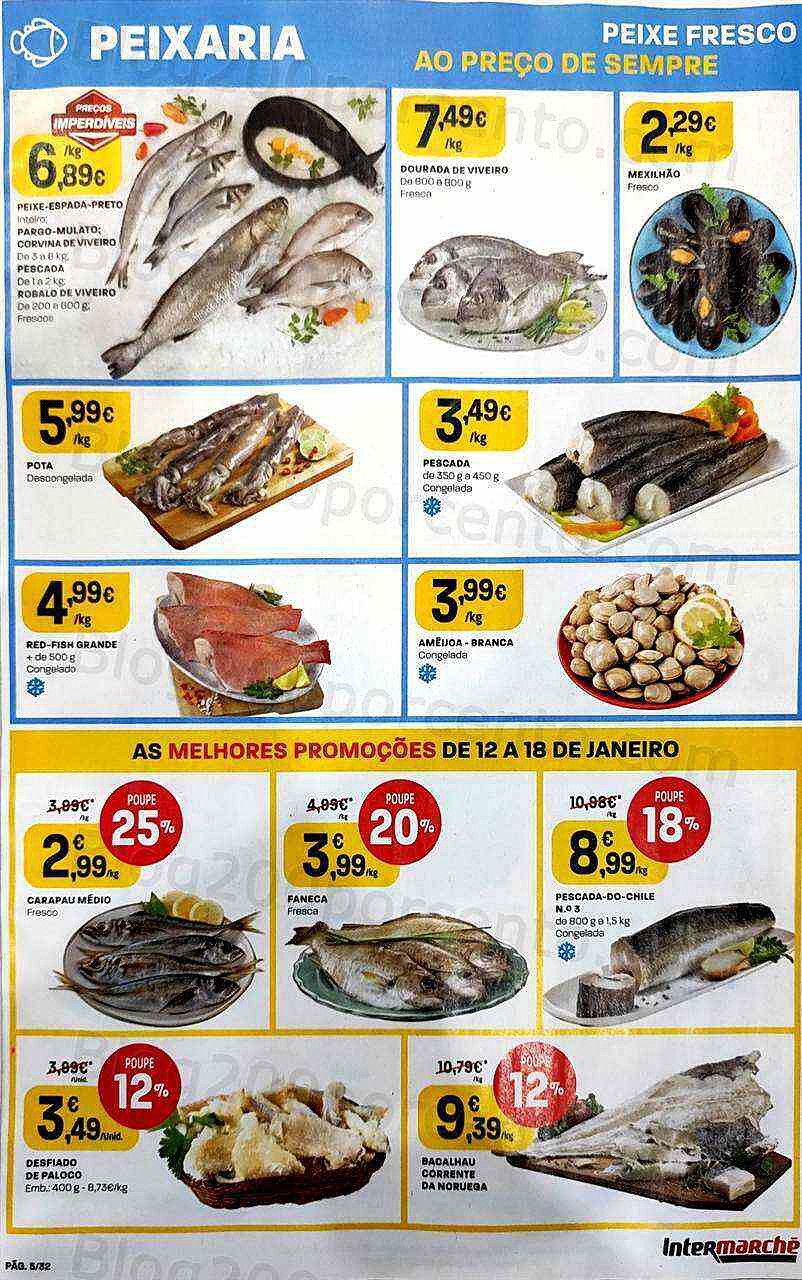 Antevisão Folheto INTERMARCHÉ Super Promoções de 12 a 18 janeiro