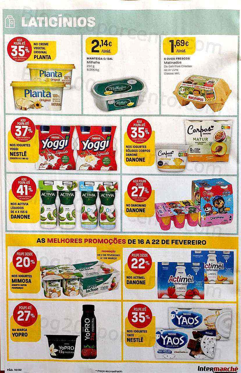 Antevisão Folheto INTERMARCHÉ Promoções de 16 a 22 fevereiro