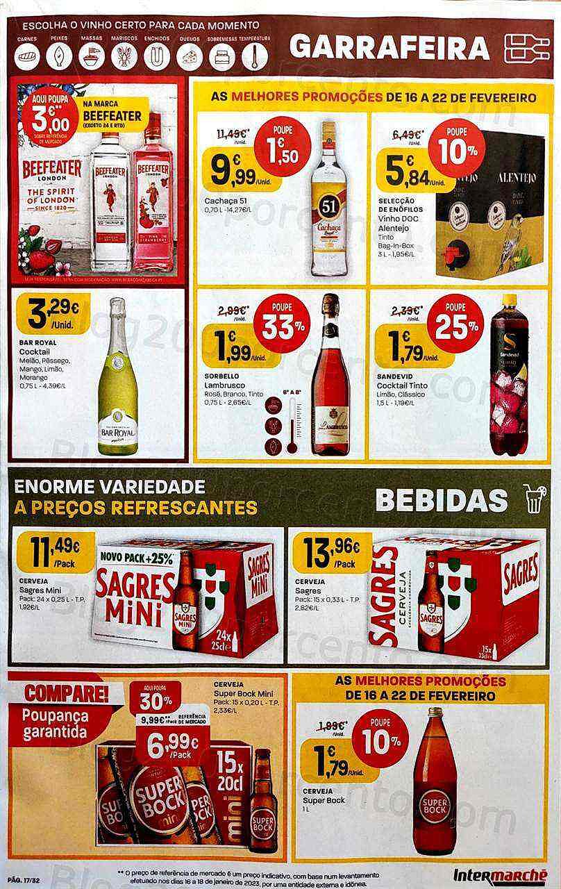Antevisão Folheto INTERMARCHÉ Promoções de 16 a 22 fevereiro
