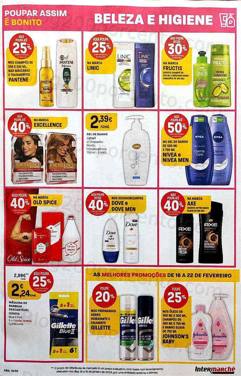 Antevisão Folheto INTERMARCHÉ Promoções de 16 a 22 fevereiro