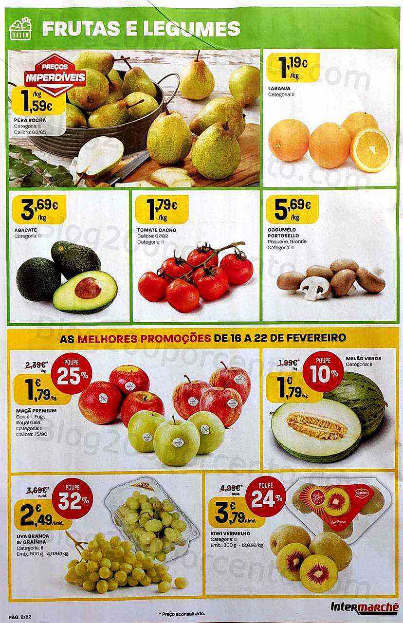 Antevisão Folheto INTERMARCHÉ Promoções de 16 a 22 fevereiro