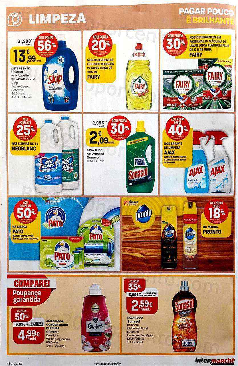 Antevisão Folheto INTERMARCHÉ Promoções de 16 a 22 fevereiro