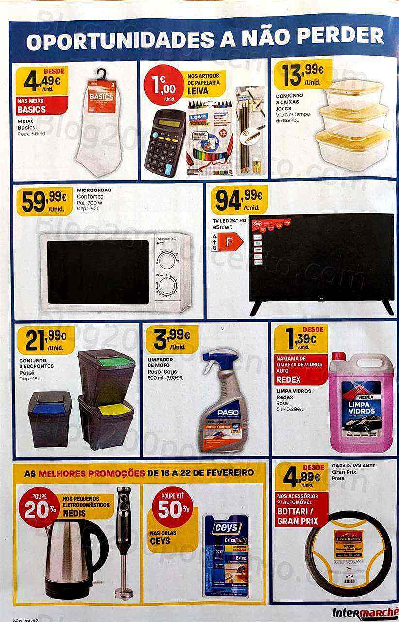 Antevisão Folheto INTERMARCHÉ Promoções de 16 a 22 fevereiro