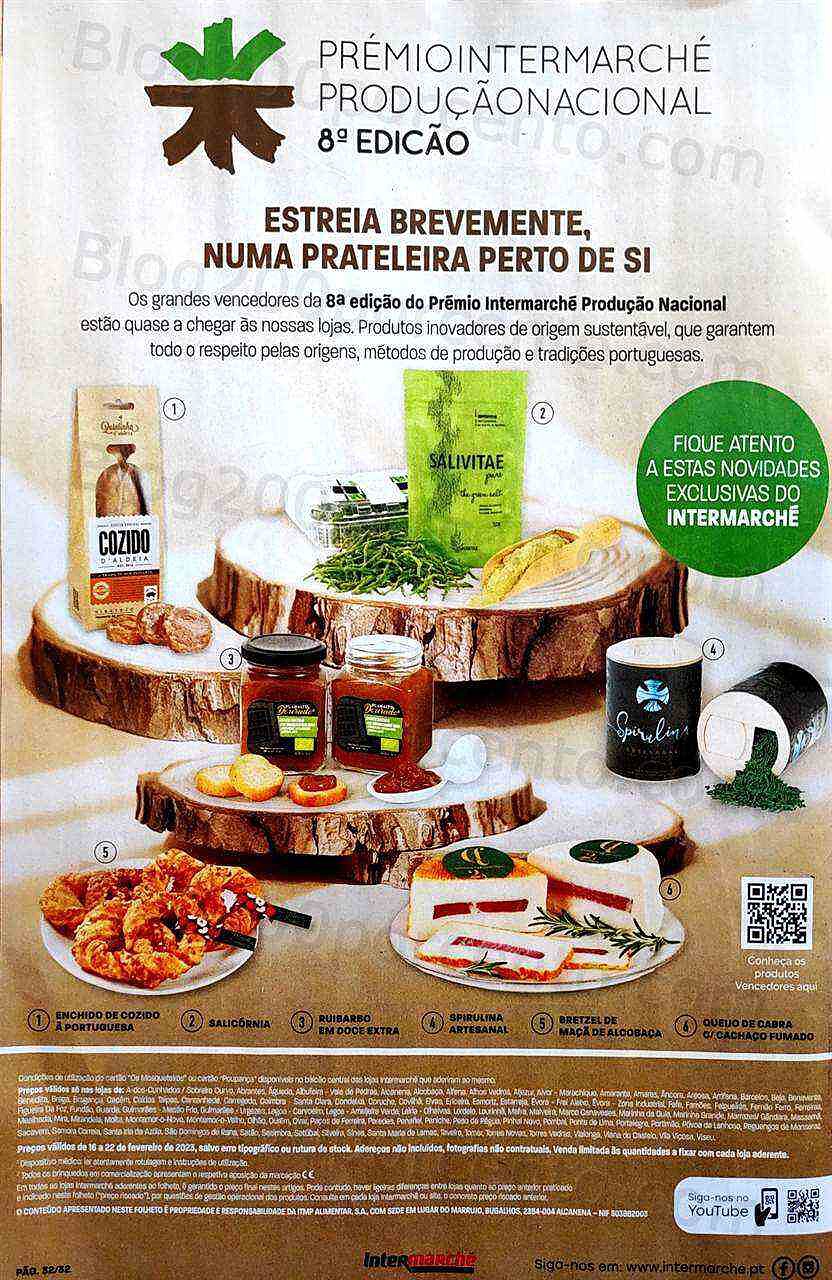 Antevisão Folheto INTERMARCHÉ Promoções de 16 a 22 fevereiro