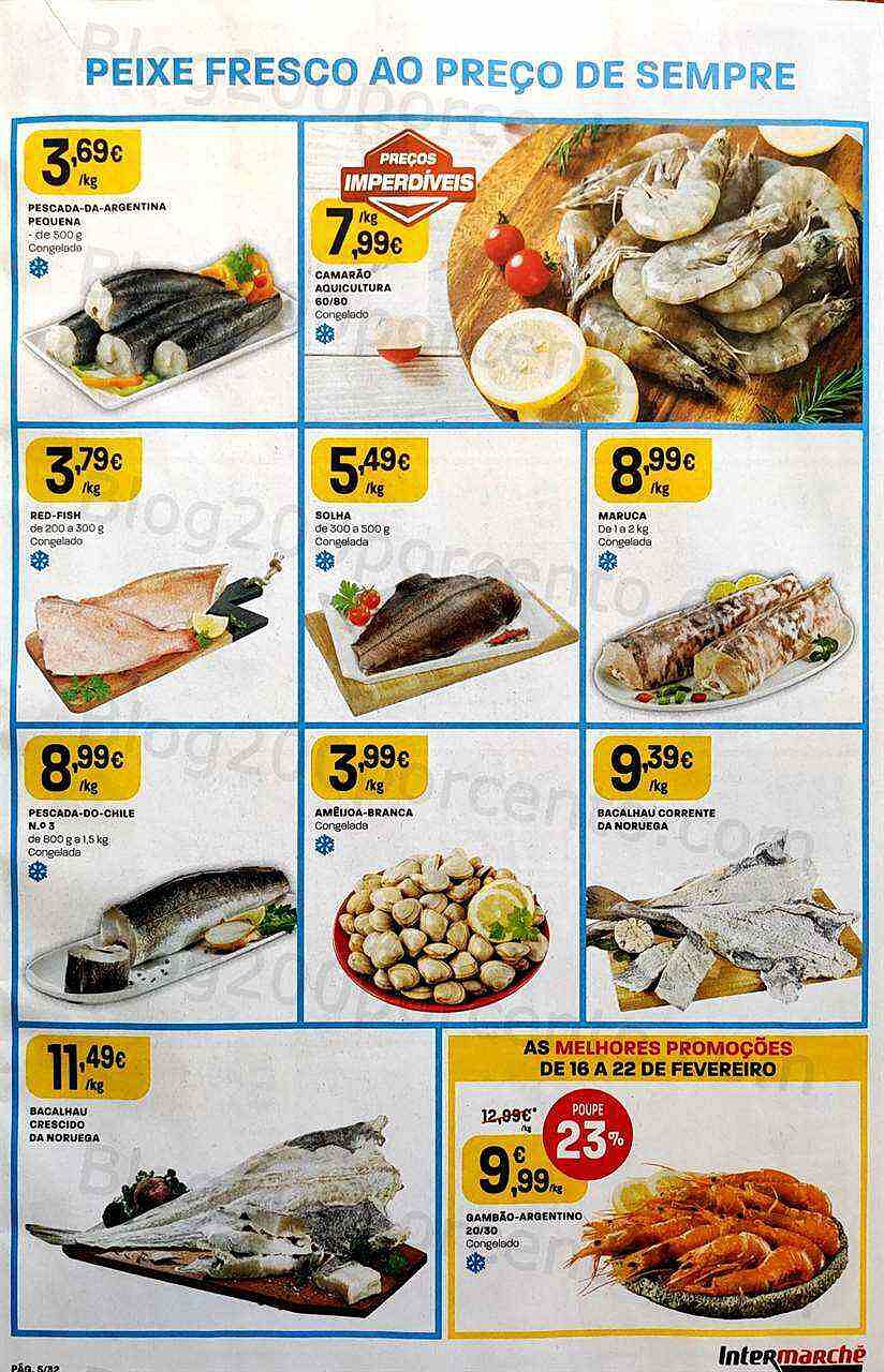 Antevisão Folheto INTERMARCHÉ Promoções de 16 a 22 fevereiro