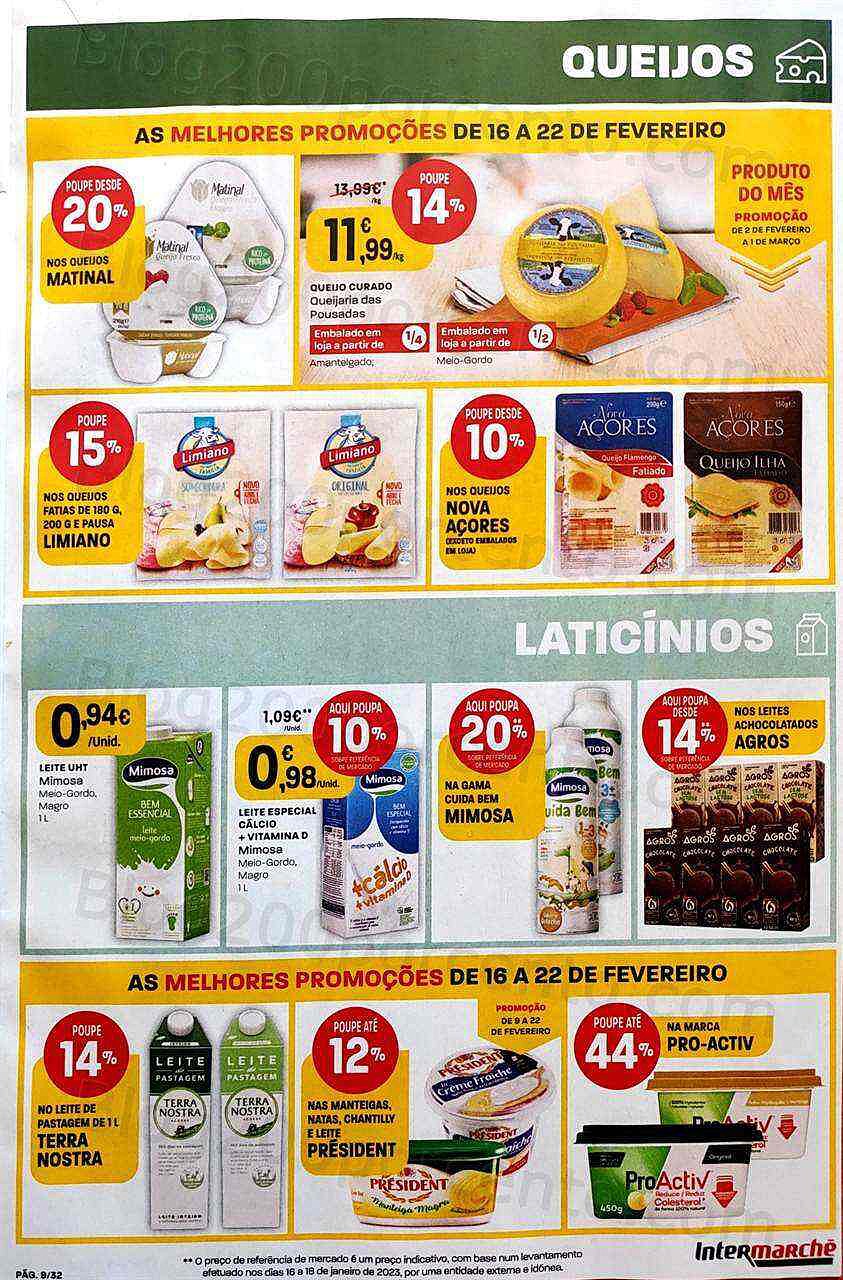 Antevisão Folheto INTERMARCHÉ Promoções de 16 a 22 fevereiro